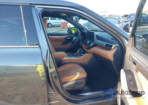 2025 Toyota Highlander Hybrid Platinum из США, поврежденный, VIN 5TDEBRCH8SS663497